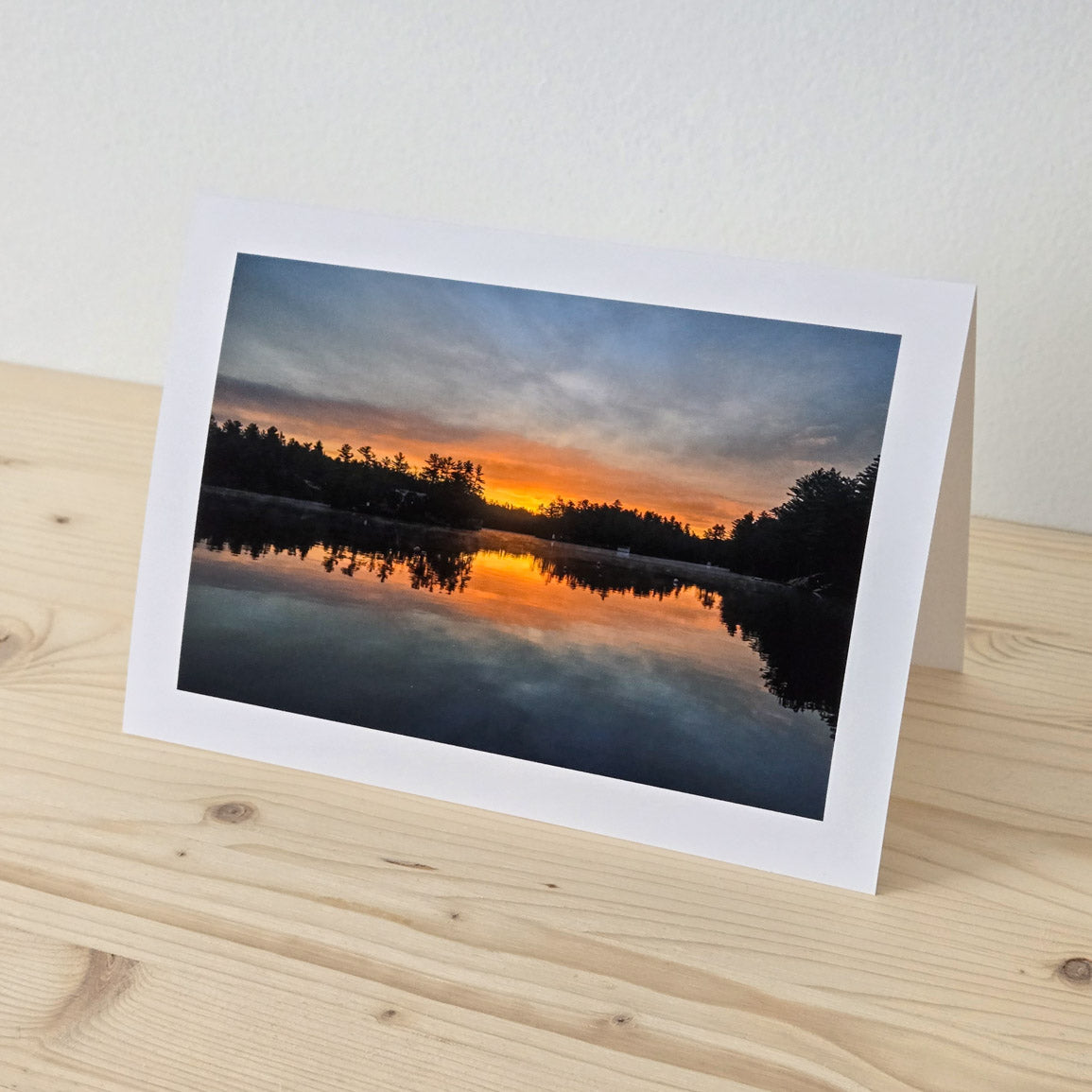 Gull Lake Sunrise - Greeting Card