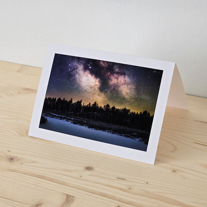 Winter Milky Way - Greeting Card