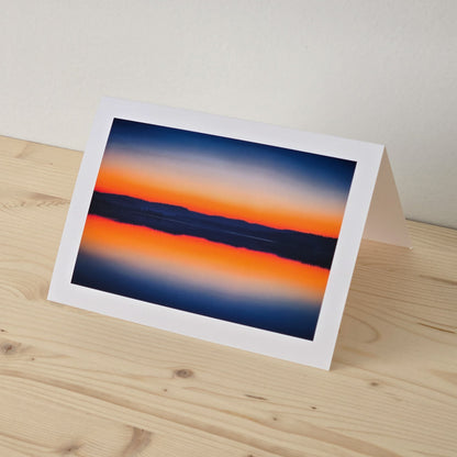 Orange Twilight - Greeting Card