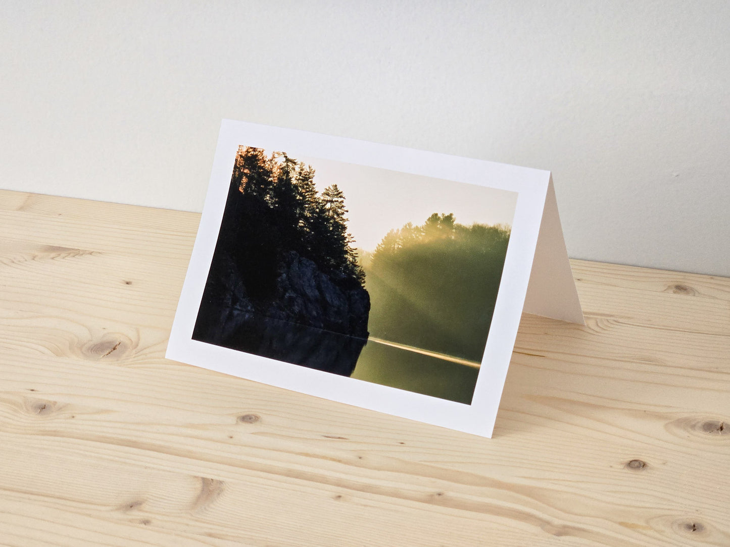 Rocky Island Spring Sunrise - Greeting Card