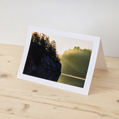 Rocky Island Spring Sunrise - Greeting Card