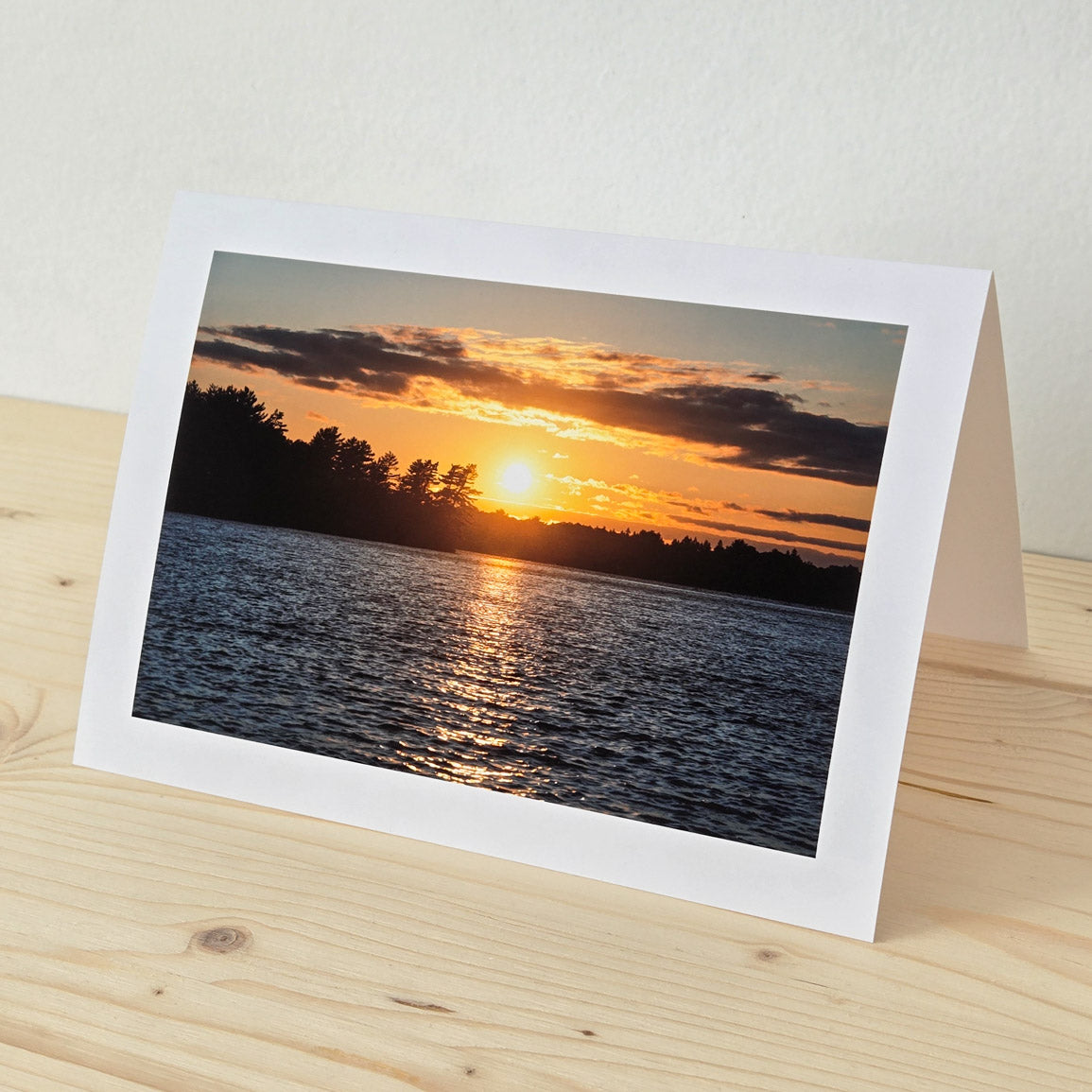 Muskoka Wharf Sunset - Greeting Card