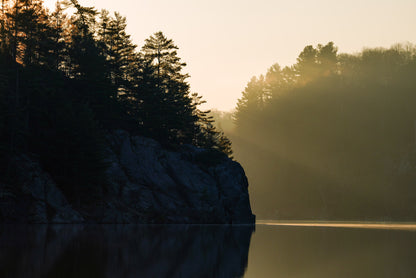 Rocky Island Spring Sunrise - Greeting Card