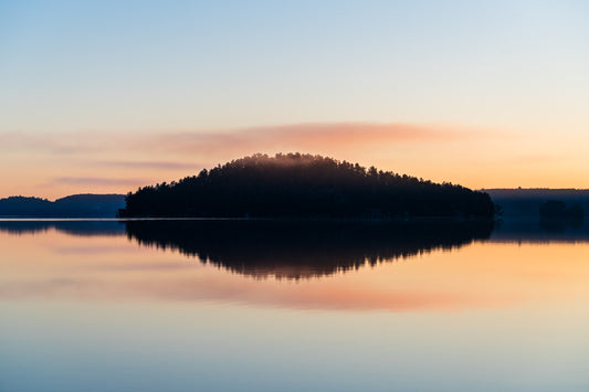 Mary Lake Sunrise - Wrapped Canvas Print (16" x 24")