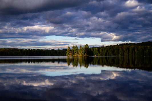 Canisbay Lake Golden Hour - Greeting Card