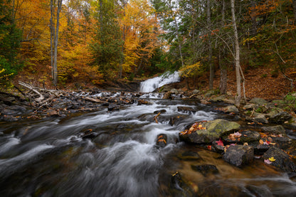 Hatchery Falls - Wrapped Canvas Print (16" x 24")