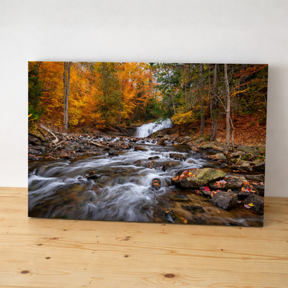 Hatchery Falls - Wrapped Canvas Print (16" x 24")